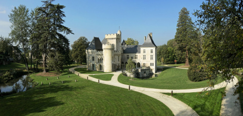 Le parc et le château © CD24