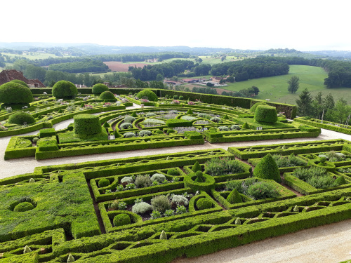 Vue sur les jardins © Stéphanie Bérusseau, 2017.