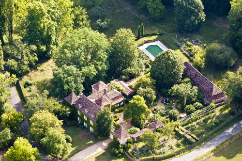 Jardin de Malrigou - vue aérienne © Agence Gerpho