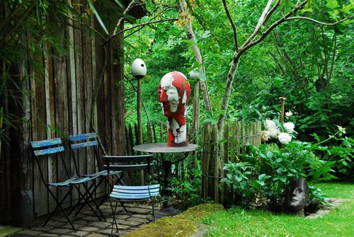 Jardin de Malrigou - Oeuvre de Christophe Betmalle et d'Agnès Debizet © Philippe Chambost