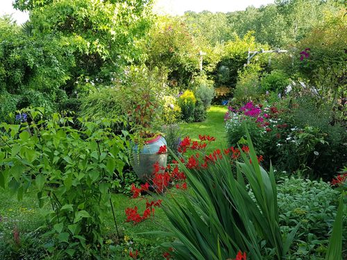 Perspective depuis Lucifer © Jardin l'Ouchette Des Groies 