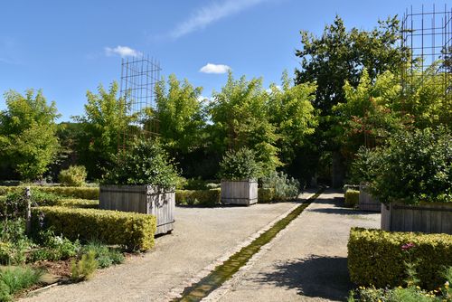 Parc de l'Abrègement - Vue sur le potager © Anne Chopin 